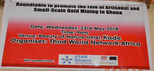 Report on the Roundtable to promote the role of Artisanal and Small-Scale Gold Mining in Ghana